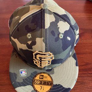 Men's San Francisco Giants New Era Camo 2022 Armed Forces Day On-Field 59FIFTY